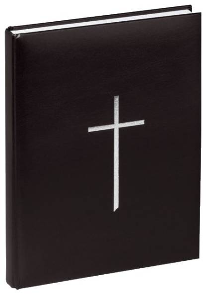 PAGNA Kondolenzbuch schwarz 30913-01 20x26cm Kstl.
