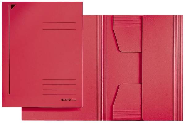 3924 Jurismappe, A4, Colorspankarton 300g, rot