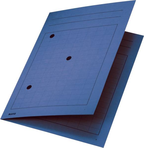 3998 Umlaufmappe, A4, Gitterdruck, Manilakarton 320 g qm, blau