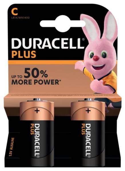 DURACELL Batterie MN1400K2 LR14 2ST DUR019089 PLUSPOWER
