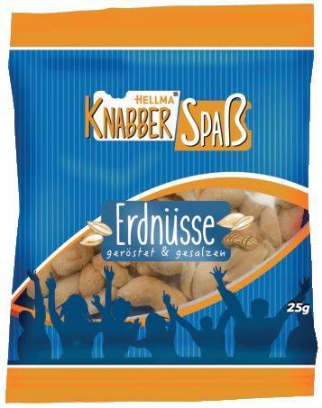 HELLMA Erdnüsse 100x25g 70102079