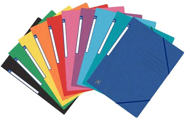 OXFORD Eckspanner A4 Karton sortiert 400124547 Top File+