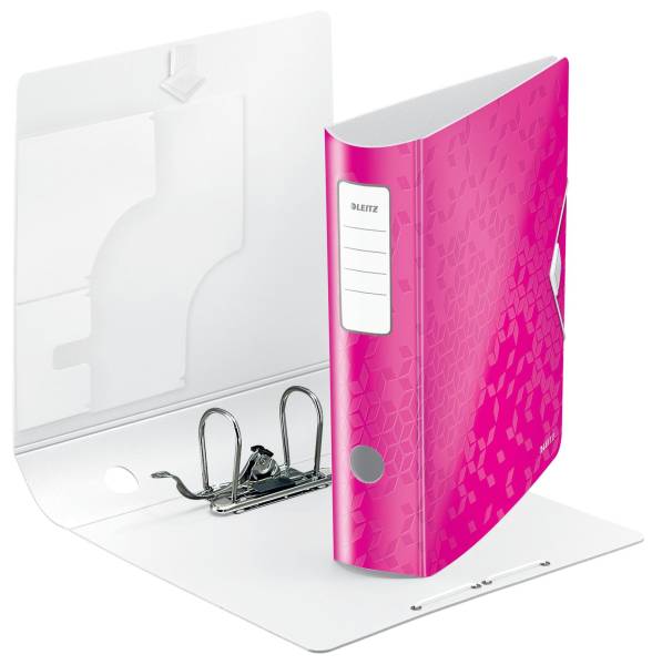 1106 Ordner Active WOW A4 82 mm, pink metallic