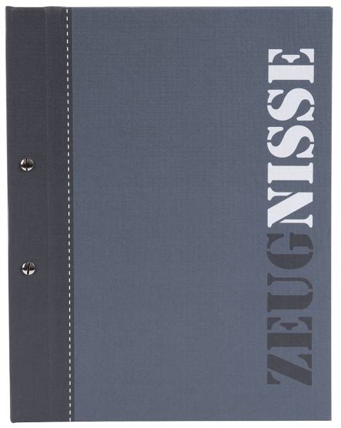 GOLDBUCH Zeugnismappe A4 2-colored blau 36 114 inkl. 10 Hüllen
