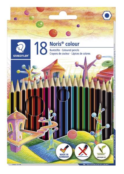 Farbstift Noris colour Kartonetui mit 18 Farben®