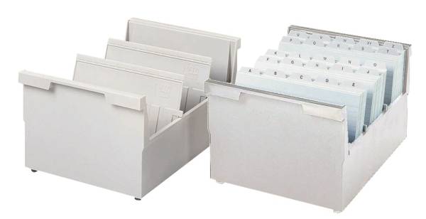 HAN Karteitrog A5 quer lichtgrau 855-0-11