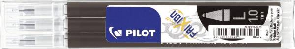 PILOT Tintenrollermine Frixion 0,5mm 3ST schwa BLSFR10-B-S3-E 2259001F