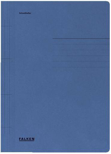 Schnellhefter A4, Manilakarton, blau