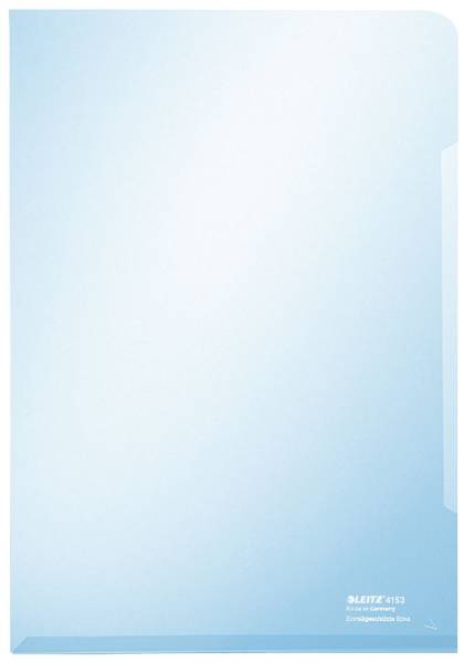 4153 Sichthülle Super Premium, A4, PVC, dokumentenecht, blau