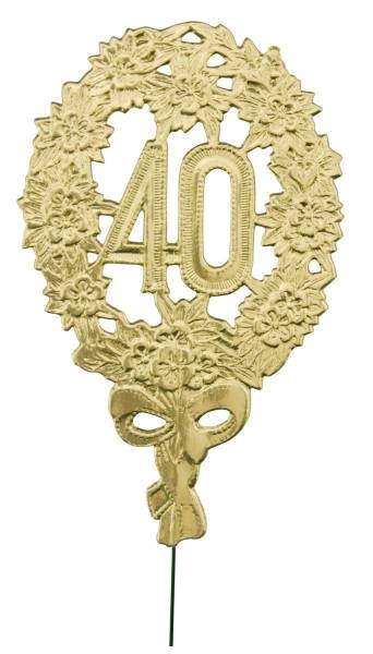 DEMMLER Jubiläumszahl 40 gold 1225400192
