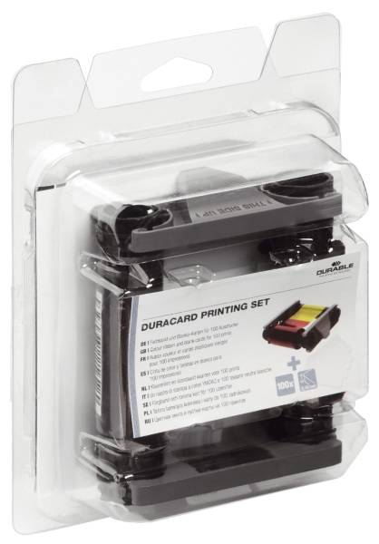 Farbband Set inkl 100 Plastikkarten