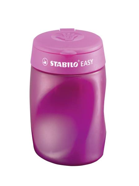 Ergonomischer Dosenspitzer 3 fach EASYsharpener, pink, R