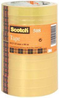 SCOTCH Klebefilm 15mmx66m transparent 5081566 10RL