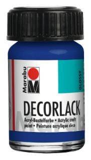 Decorlack Acryl, Mittelblau 052, 15 ml