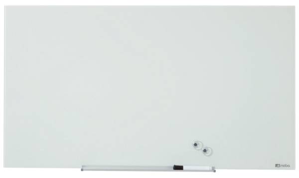 Glas Magnetboard Diamond 100 x 56 cm, weiß
