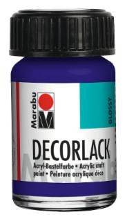 Decorlack Acryl, Violett dunkel 051, 15 ml