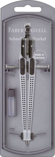 Schnellverstellzirkel GRIP 2001, Ø 390 mm, 170 mm, silber