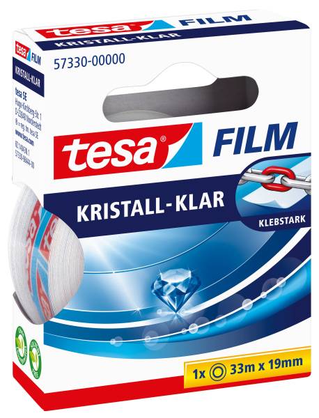 Klebefilm kristall klar Bandgröße (L x B): 33 m x 19 mm