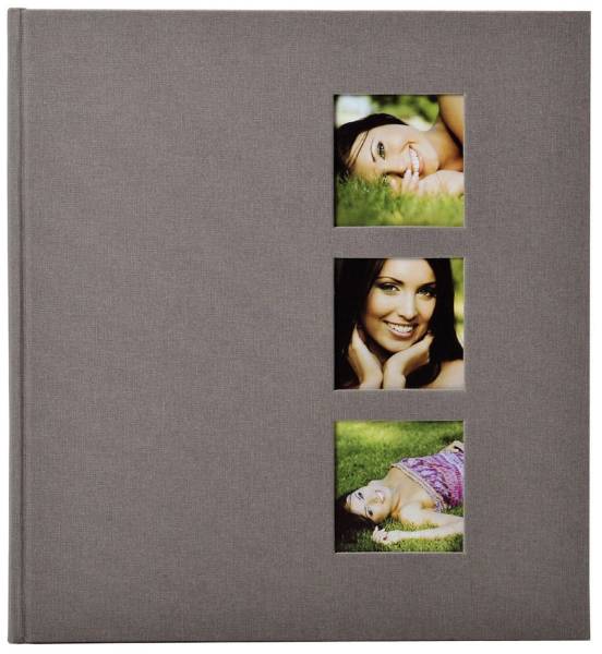 GOLDBUCH Fotoalbum Style grau 27630 30x31cm