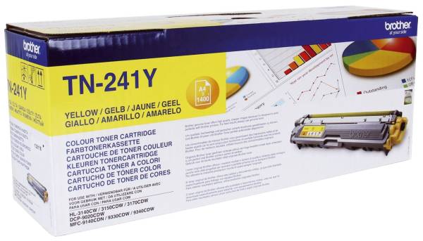 BROTHER Lasertoner yellow TN241Y