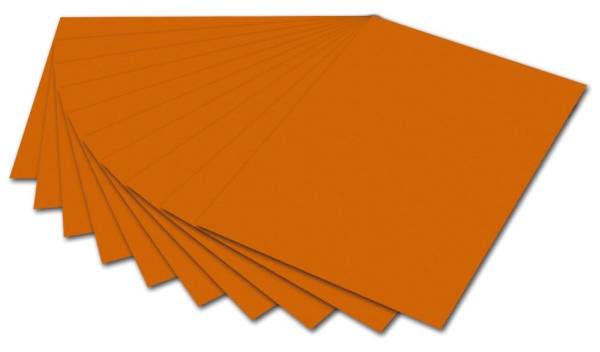 Fotokarton 50 x 70 cm, hellorange