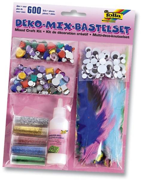 Bastelset "Deko Mix" – ca 600 Teile