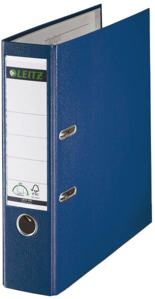 1010 Ordner Plastik A4, 80 mm, blau