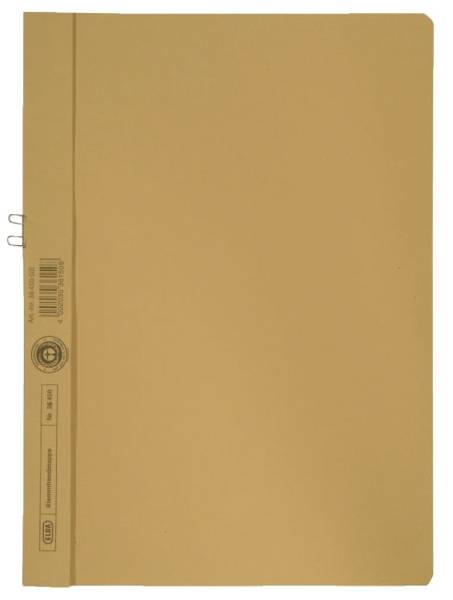 Klemmmappe, Manilakarton (RC), 250 g qm, für 10 Blatt A4, gelb