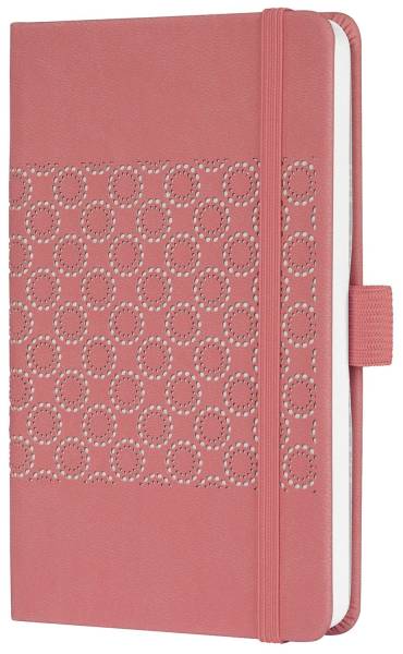 SIGEL Notizbuch A6 liniert salmon pink JN202 Jolie Impress
