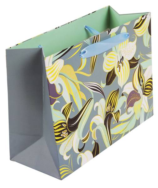 TURNOWSKY Geschenktragetasche Essence grün 46670 25x18x10cm