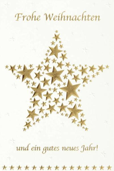 Grußkarte Weihnachts und Neujahrswünsche