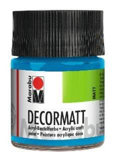 Decormatt Acryl, Azurblau 095, 50 ml