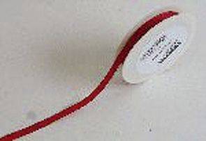 Basic Taftband 10 mm x 50 m, rot