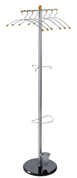 ALCO Garderobenständer 185cm silber 2805
