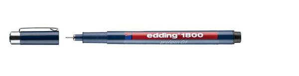 EDDING Pigmentliner Profipen schwarz 4180001001 0,25mm