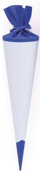 Bastelschultüte 70cm blau
