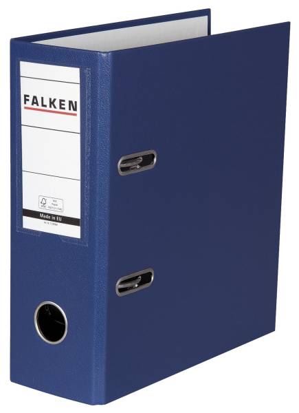 Ordner A5 hoch, 80mm, PP Folie, blau