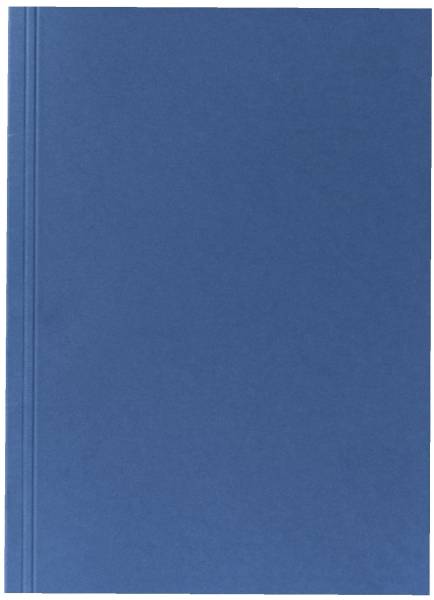 Aktendeckel A4 blau, Manilakarton 250 g qm