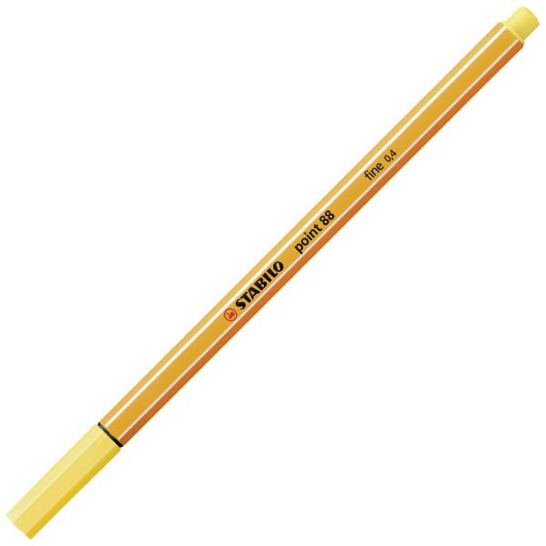 STABILO Feinliner point 88® EF 0,4mm gelb 88/44