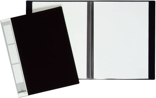 DURABLE Sichtbuch A4 schwarz 2422 01 20 Hüllen