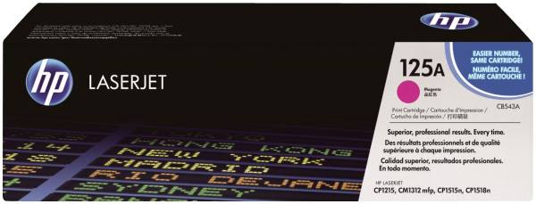 HP Lasertoner Nr. 125A magenta CB543A