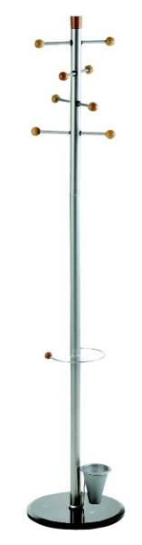 ALCO Garderobenständer 175cm silber 2807