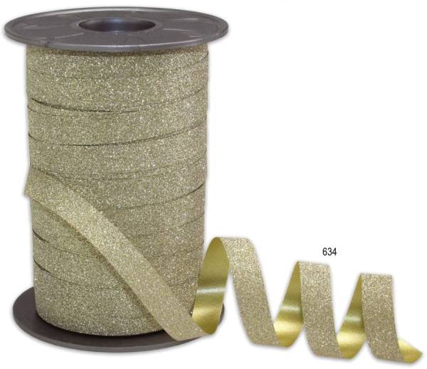 Ringelband Glitter gold 85 09-634 10 mm 100 m