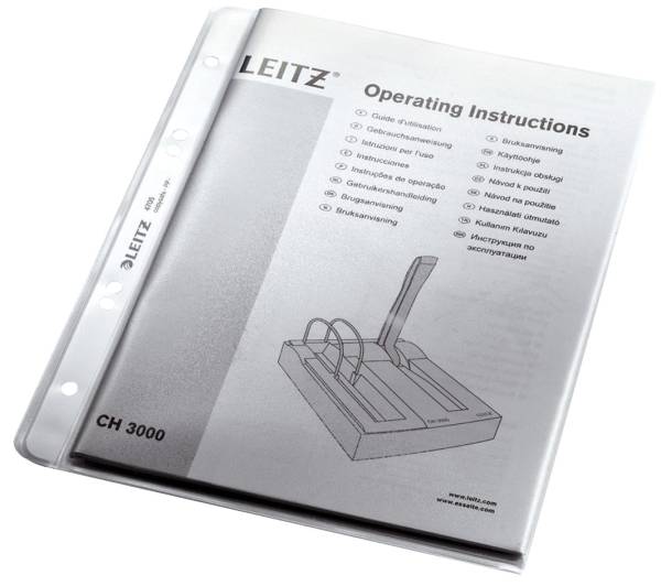 LEITZ Prospekthülle A5 genarbt 47050003 lose