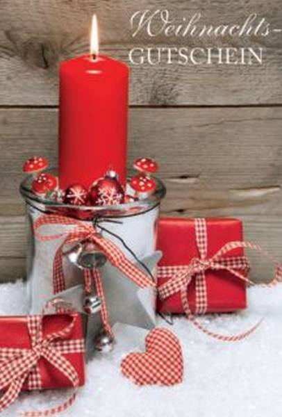 Gutscheinkarte Weihnachten inkl Umschlag