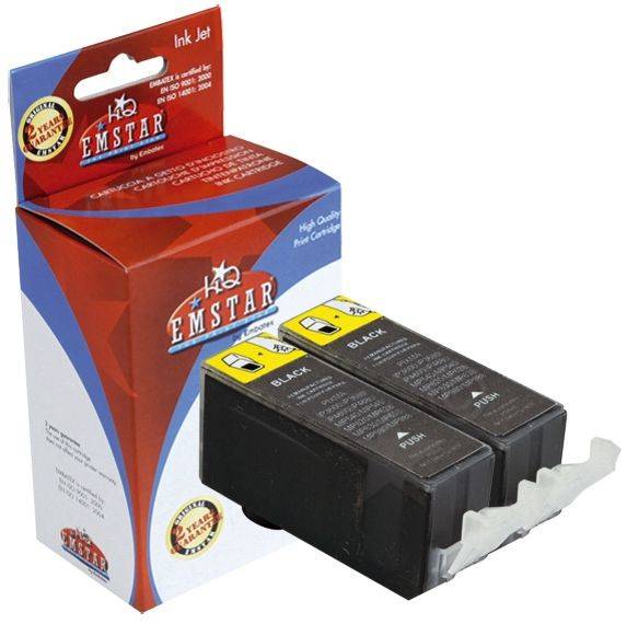 EMSTAR Inkjetpatrone 2ST schwarz C106 Doppelpack