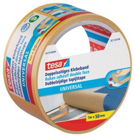 Verlegeband Klebeband doppelseitig 5 m x 50 mm universal
