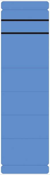 Ordner Rückenschilder breit kurz, 10 Stück, blau
