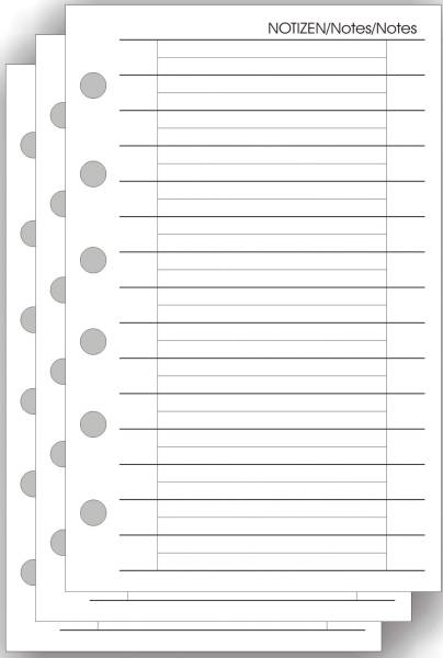 BIND Ersatzeinlage A7 Notizen 5775 50BL