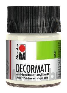 Decormatt Acryl, weiß 070, 50 ml